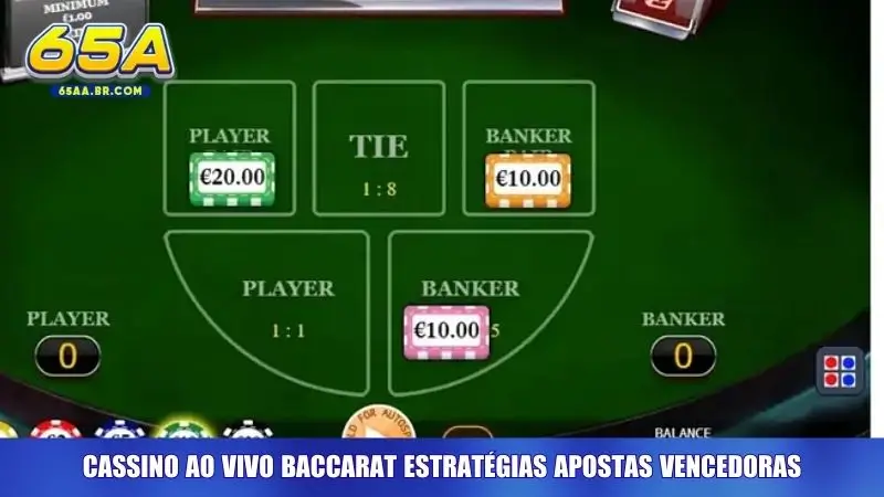 Cassino ao vivo baccarat estratégias apostas vencedoras