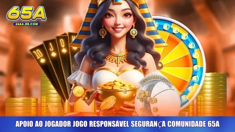 Apoio ao jogador jogo responsável segurança comunidade 65A